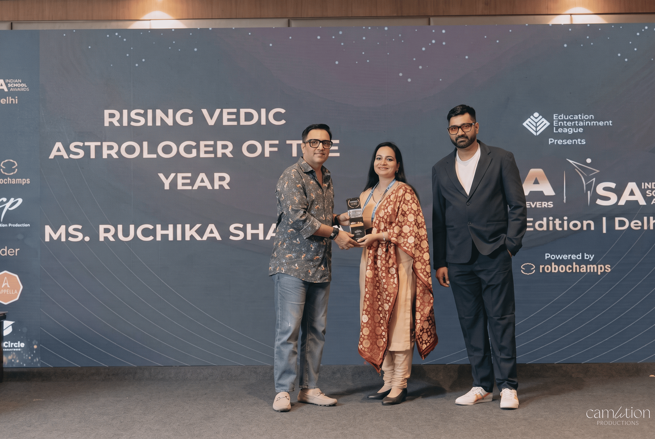 Received Rising Vedic astrologer of the year award from Mr Ashneer Grover Sir 