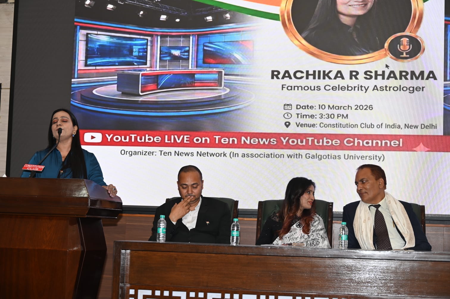 Ten news invited me as a speaker 